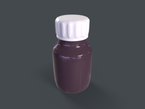 Medicine Bottle Model 3D