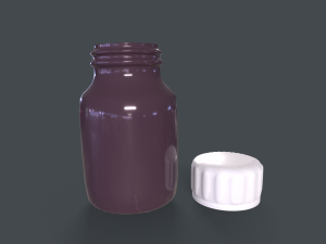 Medicine Bottle Model 3D