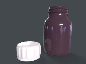 Medicine Bottle Model 3D