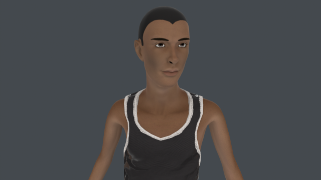 Arthur Young Rigged 3D Model .c4d .max .obj .3ds .fbx .stl .blend 