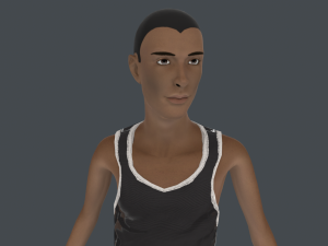 Arthur Young Rigged Model 3D