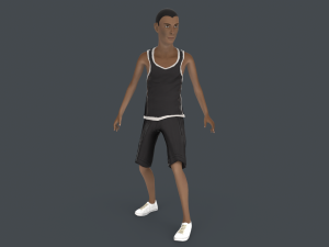 Arthur Young Rigged 3D Model