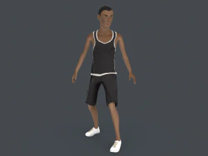 Arthur Young Rigged 3D Model