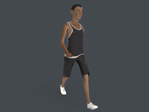 Arthur Young Rigged 3D Model