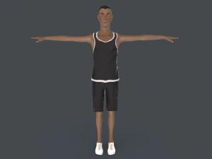 Arthur Young Rigged 3D Model