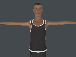 Arthur Young Rigged 3D Model