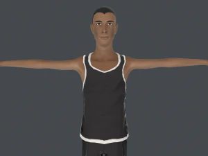 Arthur Young Rigged 3D Model
