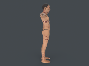 Biter Zombie Rigged Character 3D Model