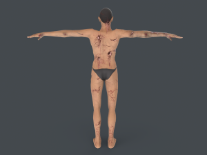 Biter Zombie Rigged Character 3D Model