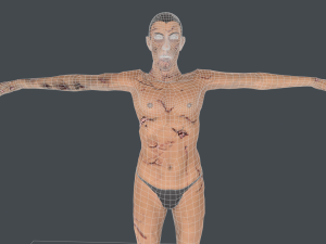 Biter Zombie Rigged Character 3D Model