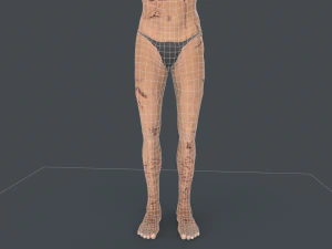 Biter Zombie Rigged Character 3D Model