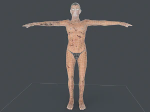 Biter Zombie Rigged Character 3D Model