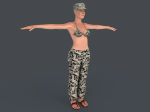 Commander Anita 3D Model