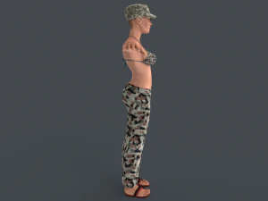 Commander Anita 3D Model