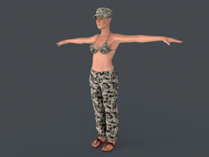 Commander Anita 3D Model