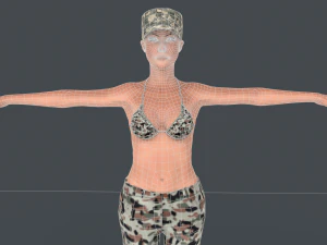 Commander Anita 3D Model