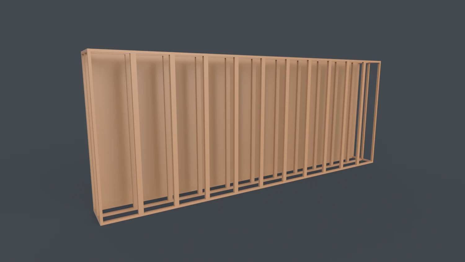 Advertising Stand 3D Model .c4d .max .obj .3ds .fbx .stl .blend 
