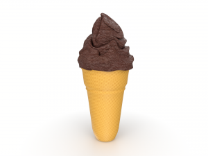 Ice Cream Cone 3D 模型