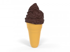 Ice Cream Cone 3D Model