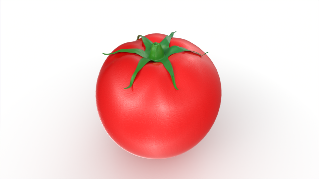 Red Tomato 3D 모델 .c4d .max .obj .3ds .fbx .stl .blend