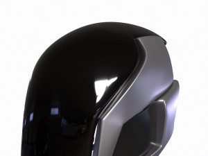 Sci-Fi Mask 3D Модель