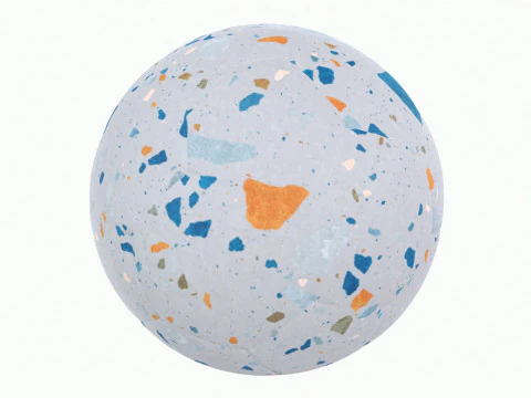 Calcio colorato Modello 3D