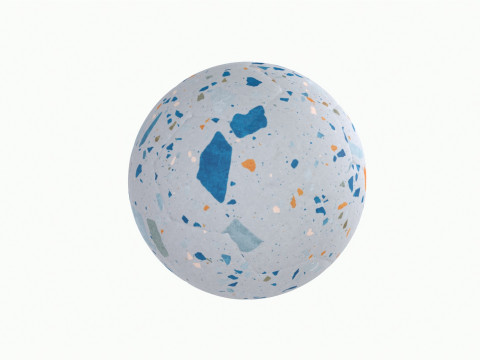 Colorful Football 3D Model