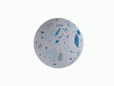 Colorful Football 3D Model