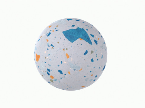 Colorful Football 3D Model