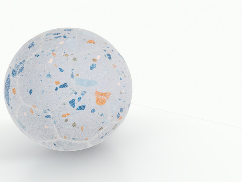 Colorful Football 3D Model