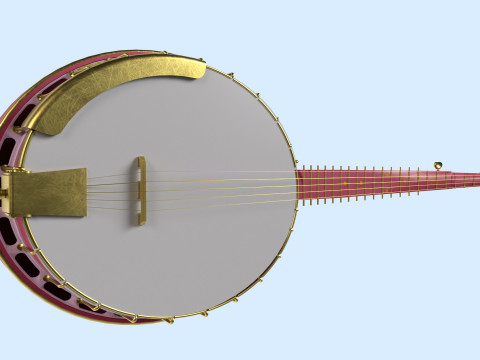 Banjo 3D Модель