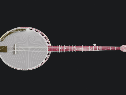 Banjo 3D Модель