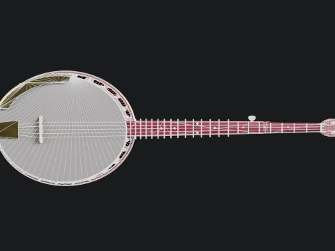 Banjo 3D Model