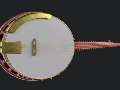 Banjo 3D Model