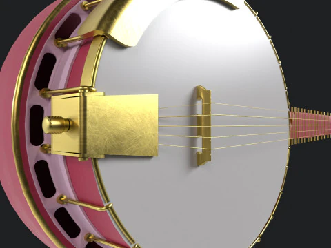 Banjo 3D Model