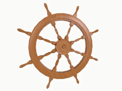 선박 휠 3D 모델