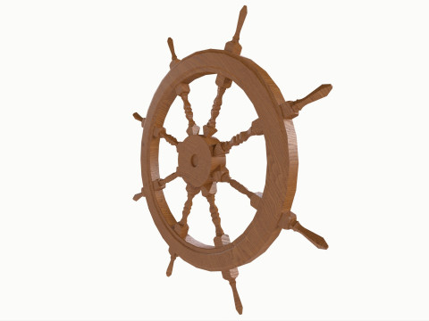 Ship Wheel Modelo 3D
