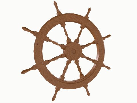 Ship Wheel Modelo 3D