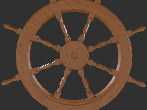 Ship Wheel Modelo 3D