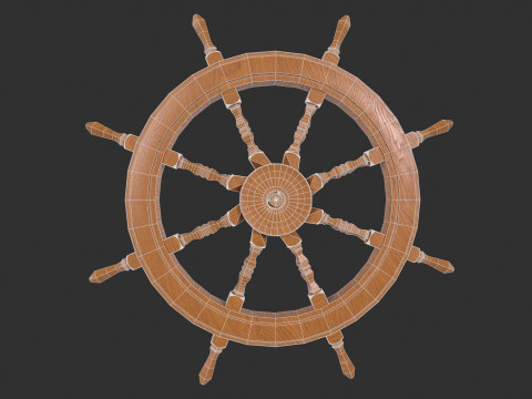 Ship Wheel Modelo 3D