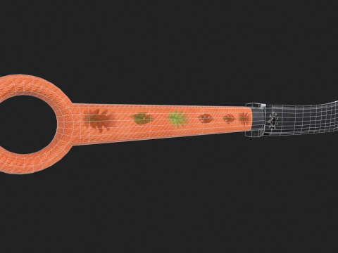 Custom Sword 3D Model