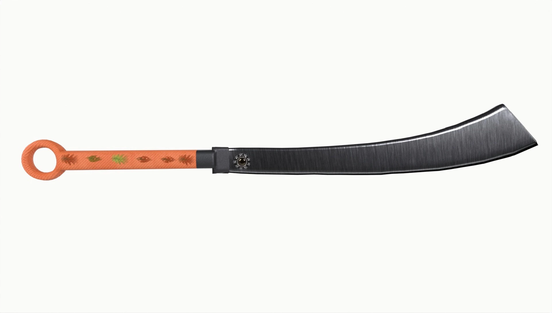 Custom Sword 3D Model .c4d .max .obj .3ds .fbx .stl .blend 