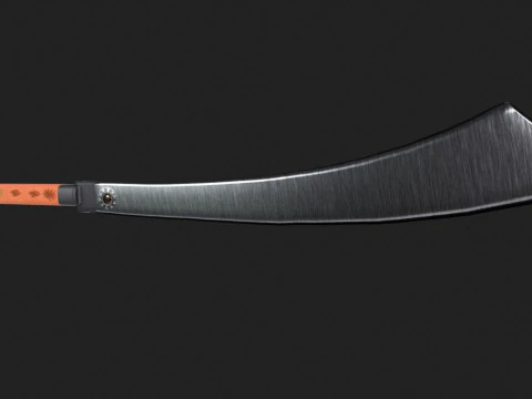 Custom Sword 3D Model