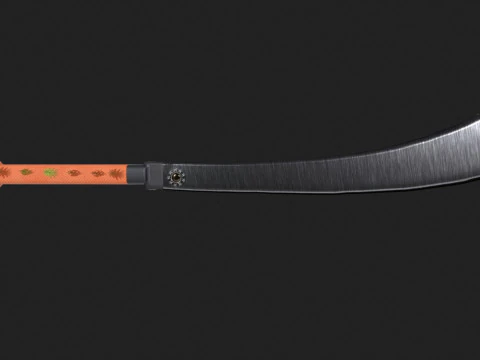 Custom Sword 3D Model