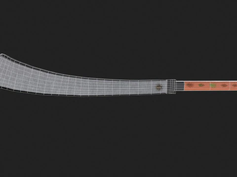 Custom Sword 3D Model