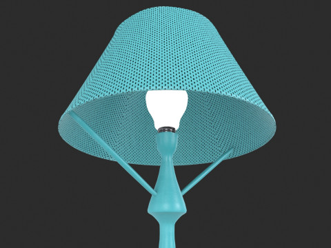 Lampshade Lamp 3D-Modell