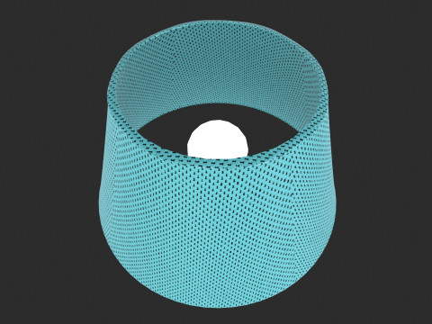 Lampshade Lamp 3D-Modell