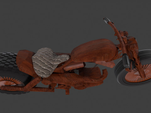 Scrap Motorcycle 3Dモデル