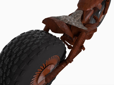 Scrap Motorcycle 3Dモデル