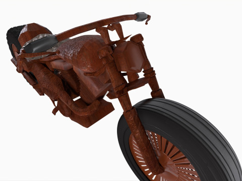 Scrap Motorcycle 3Dモデル